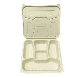Biogreen Biodegradable Premium  Bento Set  - Type 5 comparment  ( 950ml )