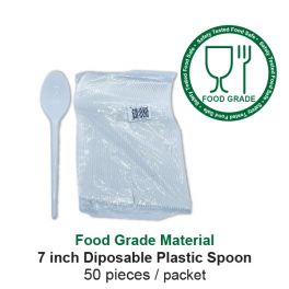 Bel 7 inch Plastic Spoon (Food Grade Material)