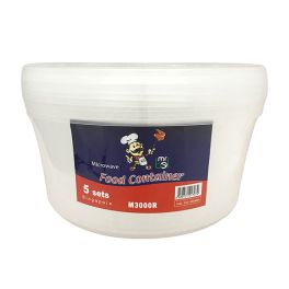 Food Container (Round)  (3000ml) - size 238mm (M3000R)