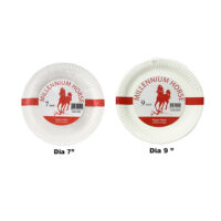 White Paper Plate 7" 9"
