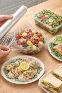 cling wrap sealing